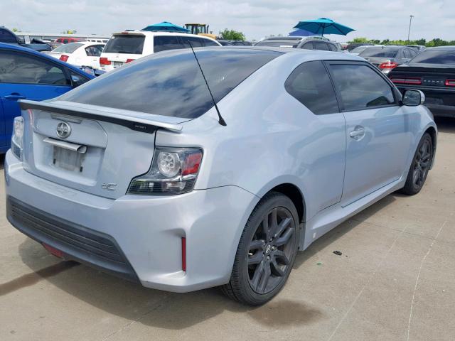 JTKJF5C7XE3067731 - 2014 TOYOTA SCION TC ვერცხლისფერი ფოტო 4