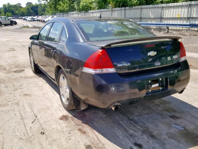 2G1WD58C179161296 - 2007 CHEVROLET IMPALA SUP შავი ფოტო 3