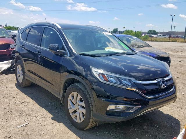 2HKRM4H73FH603962 - 2015 HONDA CR-V EXL BLACK photo 1