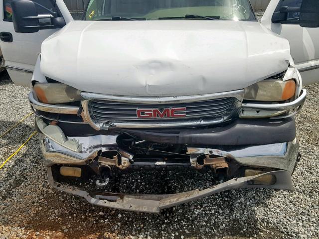 1GTHC23132F102306 - 2002 GMC SIERRA C25 WHITE photo 7