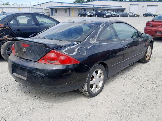 1ZWHT61L9X5643040 - 1999 MERCURY COUGAR V6 BLACK photo 4