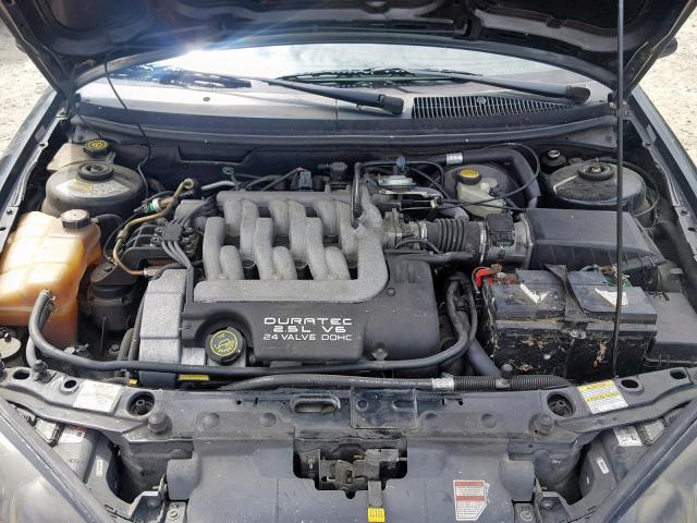 1ZWHT61L9X5643040 - 1999 MERCURY COUGAR V6 BLACK photo 7