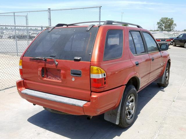 4S6CK58W9X4414557 - 1999 HONDA PASSPORT E 红色 照片 4