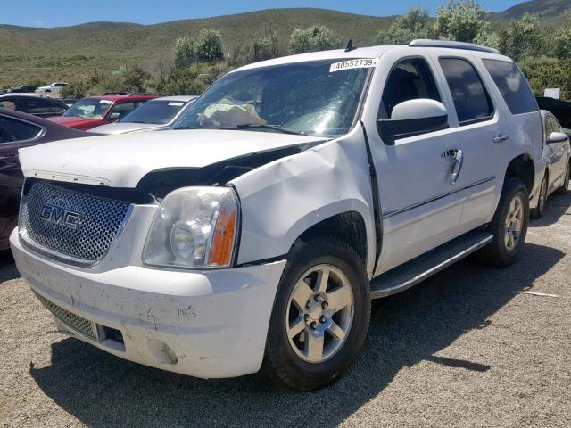 1GKFK63898J121998 - 2008 GMC YUKON DENA WHITE photo 2