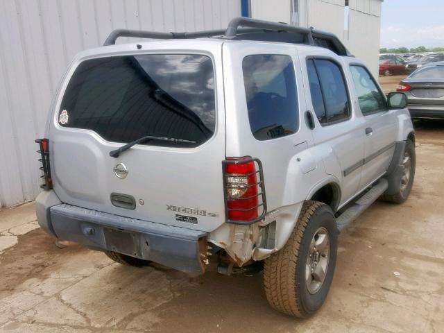 5N1ED28Y93C692029 - 2003 NISSAN XTERRA XE SILVER photo 4