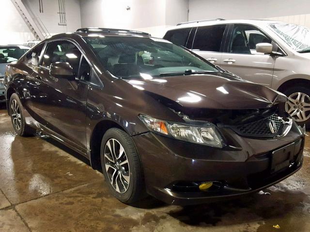 2HGFG3B05DH503952 - 2013 HONDA CIVIC EXL Qəhvəyi foto 1