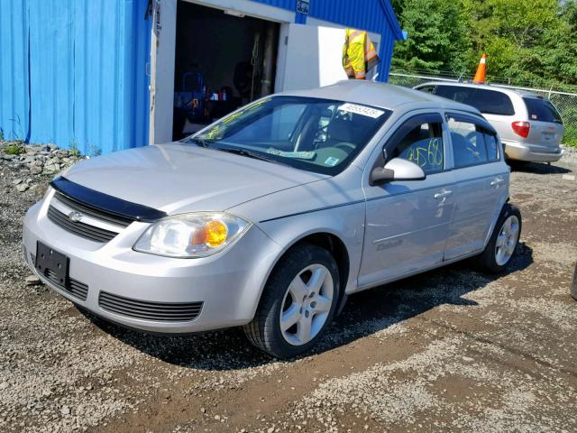 1G1AL55F677188278 - 2007 CHEVROLET COBALT LT SILVER photo 2