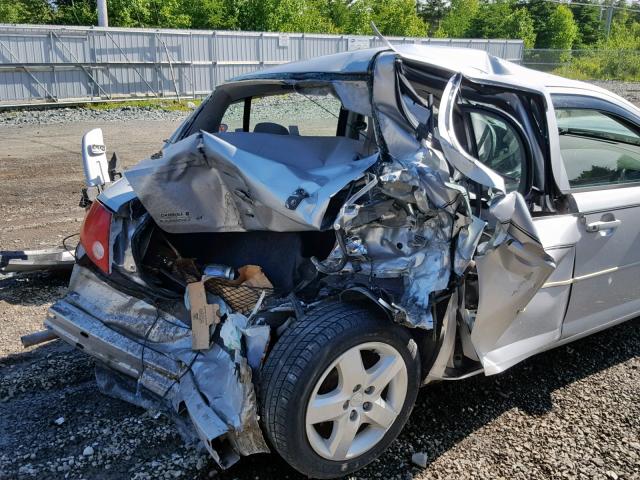 1G1AL55F677188278 - 2007 CHEVROLET COBALT LT SILVER photo 9