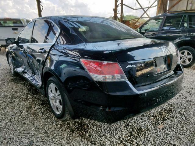 1HGCP26488A100126 - 2008 HONDA ACCORD LXP BLACK photo 3