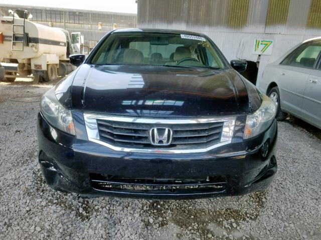 1HGCP26488A100126 - 2008 HONDA ACCORD LXP BLACK photo 9