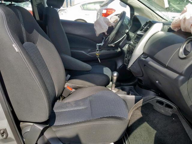 3N1CE2CP2FL445552 - 2015 NISSAN VERSA NOTE GRAY photo 5