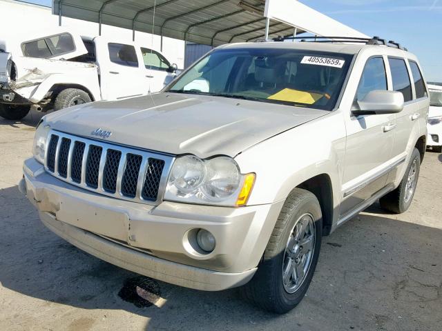 1J8HS68257C592762 - 2007 JEEP GRAND CHER GOLD photo 2