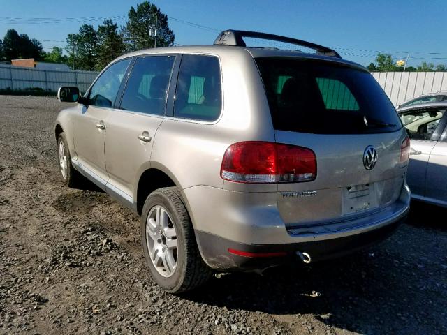 WVGCC67L84D000572 - 2004 VOLKSWAGEN TOUAREG 4. TAN photo 3