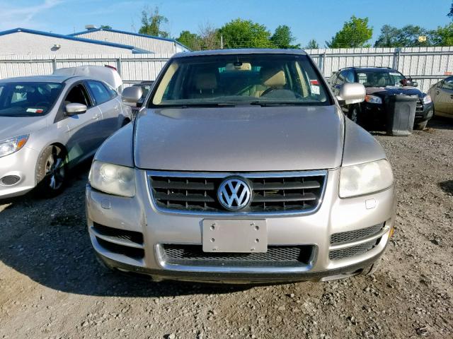 WVGCC67L84D000572 - 2004 VOLKSWAGEN TOUAREG 4. TAN photo 9