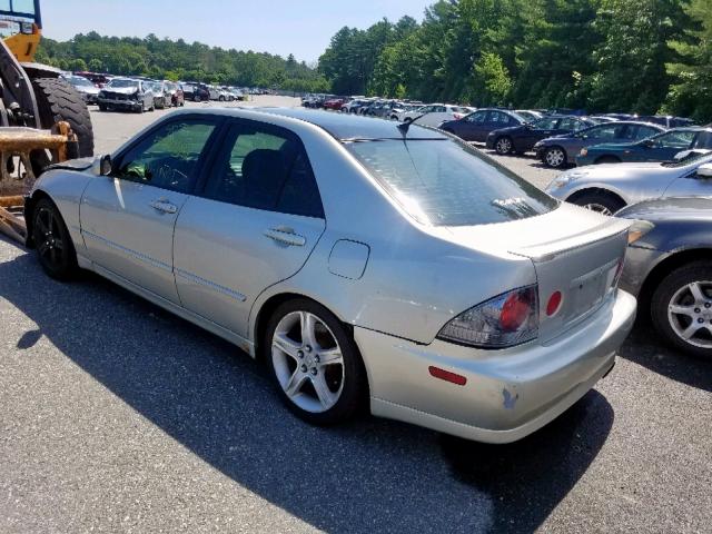 JTHBD192020035906 - 2002 LEXUS IS 300 SILVER photo 3