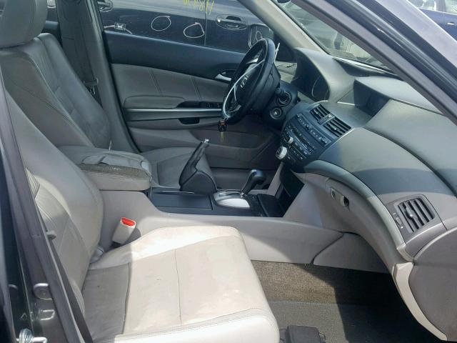 1HGCP26809A014572 - 2009 HONDA ACCORD EXL SILVER photo 5