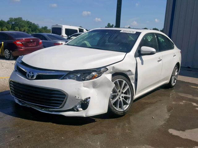4T1BK1EB4FU170054 - 2015 TOYOTA AVALON XLE WHITE photo 2