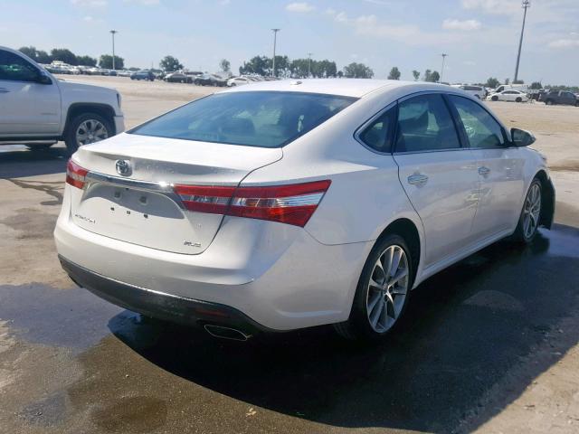 4T1BK1EB4FU170054 - 2015 TOYOTA AVALON XLE WHITE photo 4