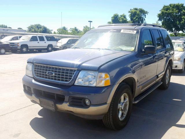 1FMZU74W22ZC57710 - 2002 FORD EXPLORER E BLUE photo 2