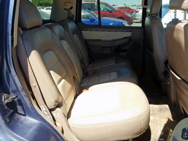 1FMZU74W22ZC57710 - 2002 FORD EXPLORER E BLUE photo 6