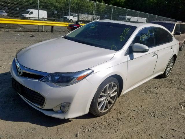 4T1BK1EB4DU023021 - 2013 TOYOTA AVALON BAS WHITE photo 2