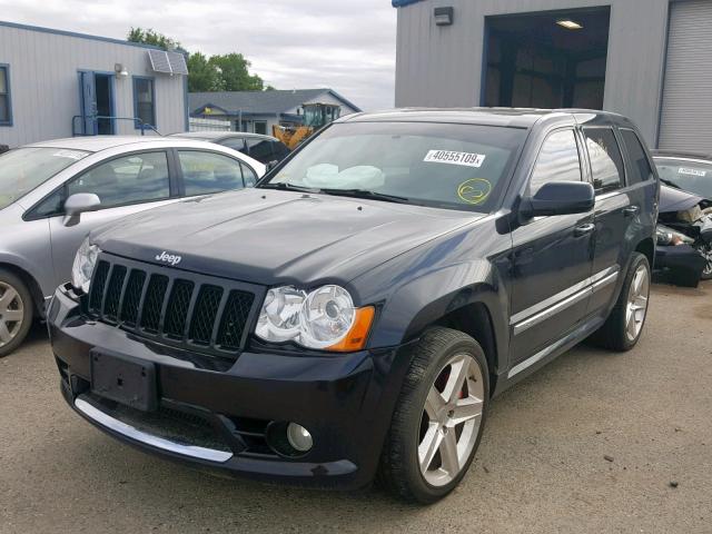 1J8HR78388C241355 - 2008 JEEP GRAND CHER BLACK photo 2