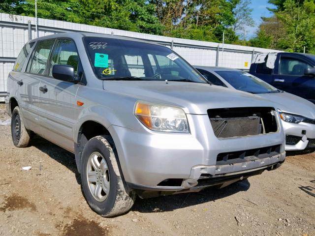 5FNYF18146B013073 - 2006 HONDA PILOT LX SILVER photo 1