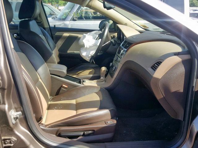 1G1ZG5E76CF138335 - 2012 CHEVROLET MALIBU LTZ ბეჟი ფოტო 5