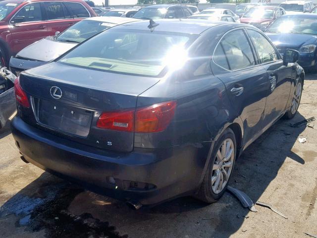 JTHCK262682023096 - 2008 LEXUS IS 250 GRAY photo 4