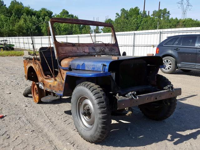 65375 - 1952 WILLY JEEP BLUE photo 1