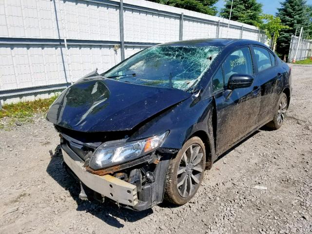 2HGFB2F97FH523849 - 2015 HONDA CIVIC EXL BLACK photo 2