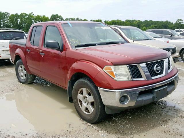 1N6AD07U56C446084 - 2006 NISSAN FRONTIER C RED photo 1