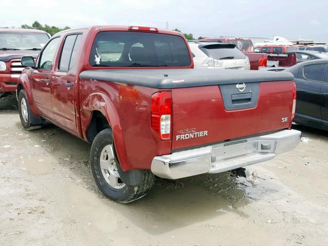 1N6AD07U56C446084 - 2006 NISSAN FRONTIER C RED photo 3