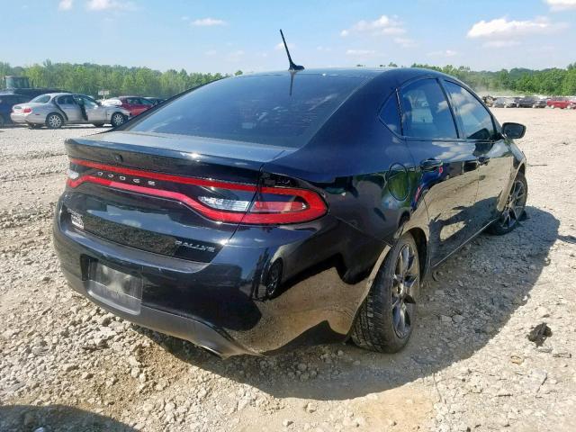 1C3CDFBBXFD316191 - 2015 DODGE DART SXT BLACK photo 4