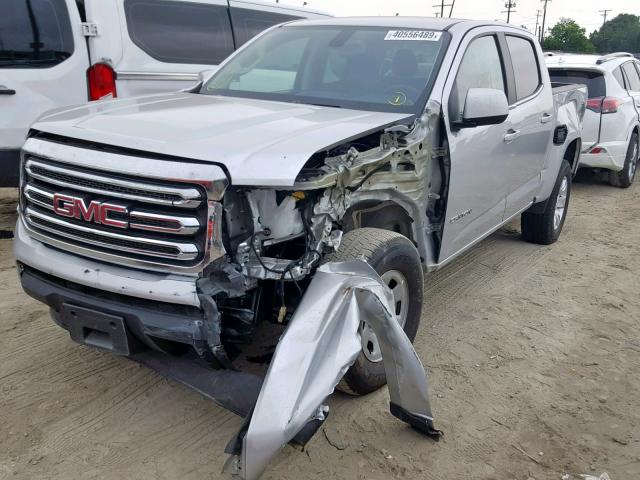 1GTG6CENXJ1182661 - 2018 GMC CANYON SLE SILVER photo 2