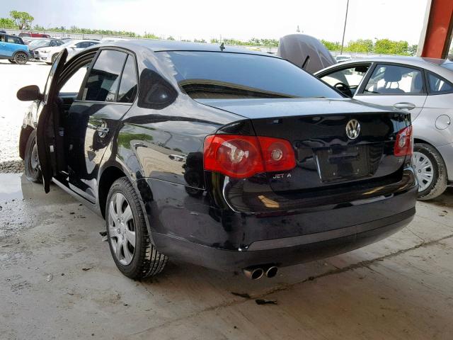 3VWPG71K37M087299 - 2007 VOLKSWAGEN JETTA 2.5 BLACK photo 3