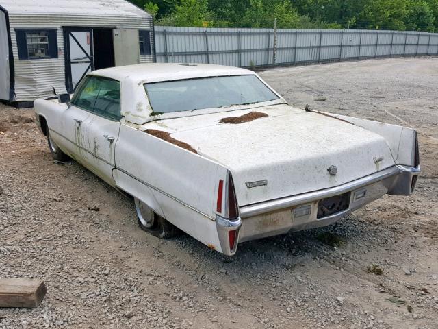 N0242422 - 1970 CADILLAC DEVILLE WHITE photo 3