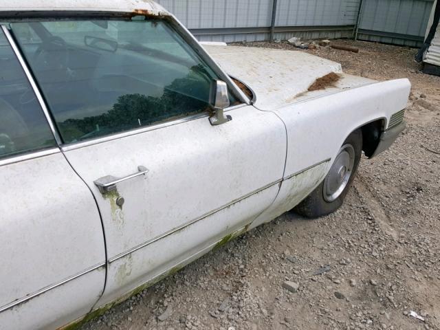 N0242422 - 1970 CADILLAC DEVILLE WHITE photo 9