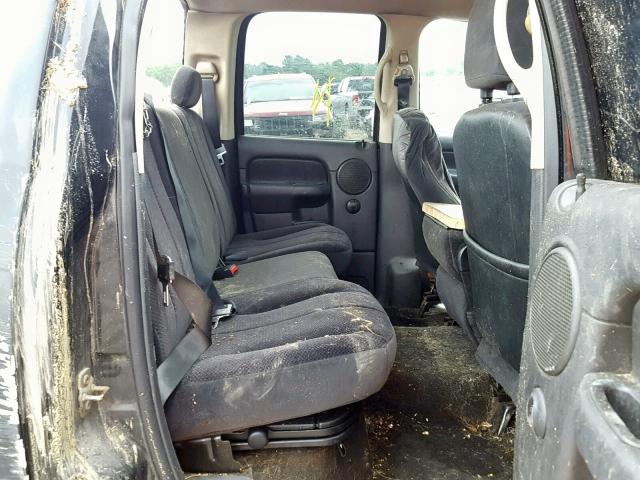 3D7KR28C85G851450 - 2005 DODGE RAM 2500 S 黑色 照片 6
