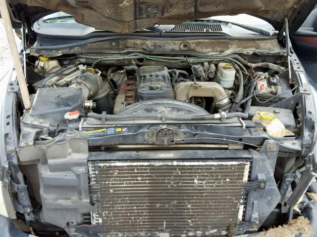 3D7KR28C85G851450 - 2005 DODGE RAM 2500 S 黑色 照片 7