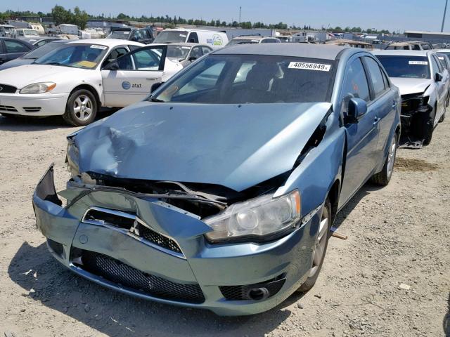 JA3AU26UX8U032634 - 2008 MITSUBISHI LANCER ES BLUE photo 2