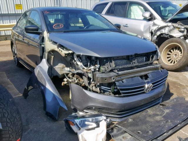 3VWB17AJ6GM412983 - 2016 VOLKSWAGEN JETTA SPOR GRAY photo 1