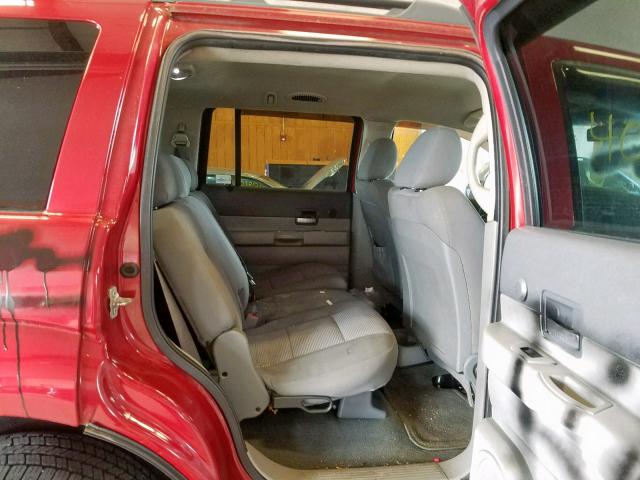 1D8HB48P49F715235 - 2009 DODGE DURANGO SL RED photo 6