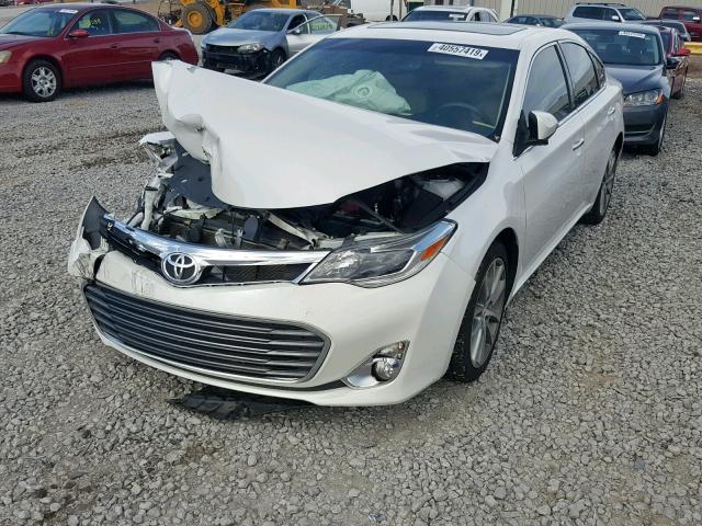 4T1BK1EB6FU158486 - 2015 TOYOTA AVALON XLE WHITE photo 2