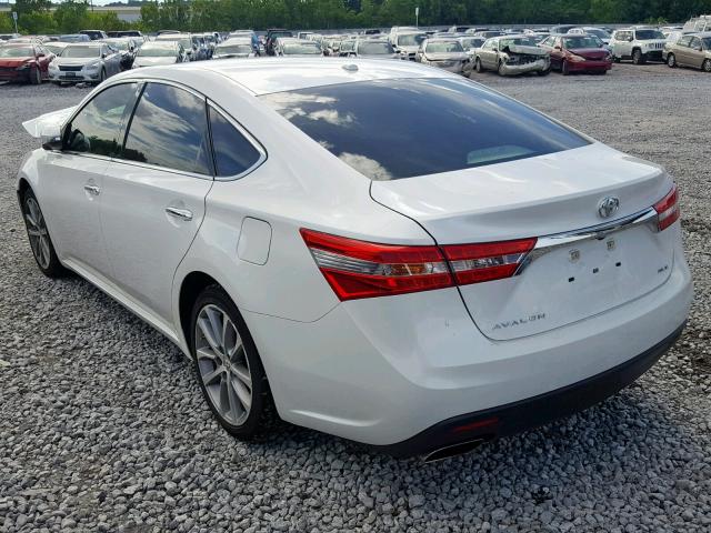 4T1BK1EB6FU158486 - 2015 TOYOTA AVALON XLE WHITE photo 3