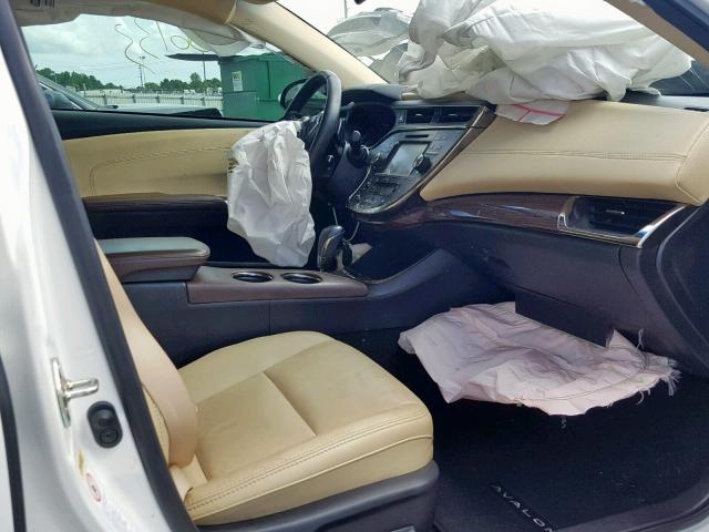 4T1BK1EB6FU158486 - 2015 TOYOTA AVALON XLE WHITE photo 5