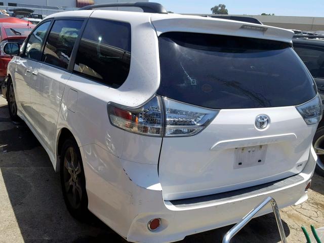 5TDXK3DC3FS643172 - 2015 TOYOTA SIENNA SPO WHITE photo 3