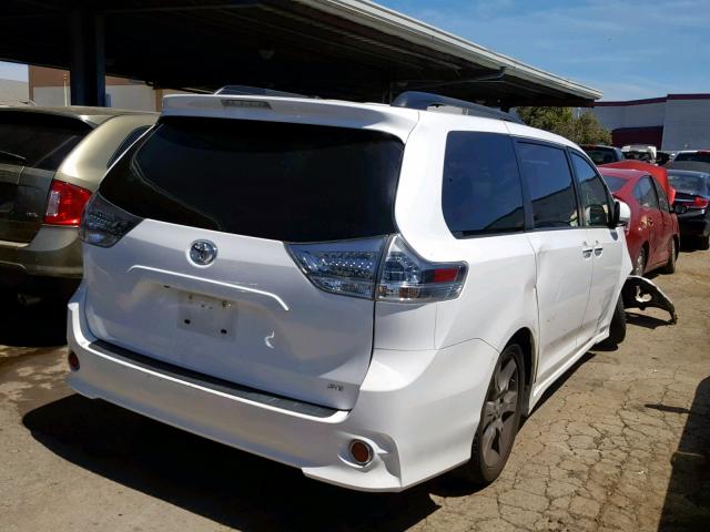 5TDXK3DC3FS643172 - 2015 TOYOTA SIENNA SPO WHITE photo 4