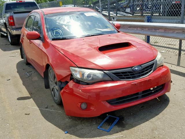 JF1GH74648G810383 - 2008 SUBARU IMPREZA WR RED photo 1