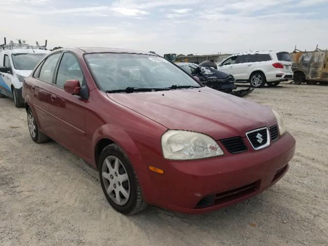 KL5JD56Z15K078896 - 2005 SUZUKI FORENZA S MAROON photo 1